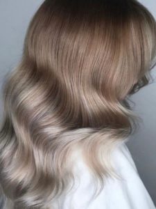 ombre color melt root stretch or root shadow ash blonde