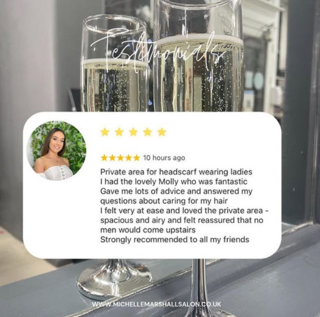 Hijab Friendly Hairdressers Cardiff Michelle Marshall Salon