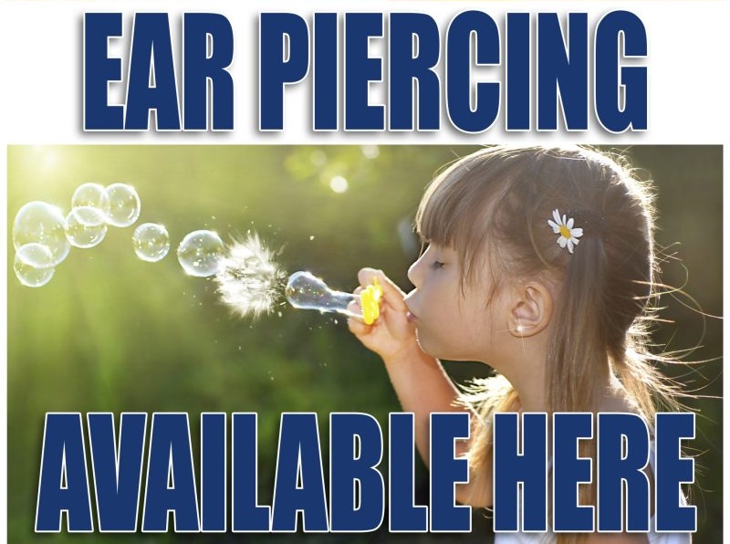 Ear Piercing at Michelle Marshall Hair Salons in Cardiff