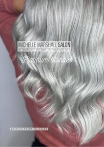 Platinum hair care at Michelle Marshall Salons
