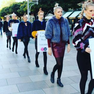 The Model March at Cardiff Fashion Week 2017