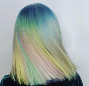 Pastel Unicorn Hair for Festivals at Cardiff Hair Salon