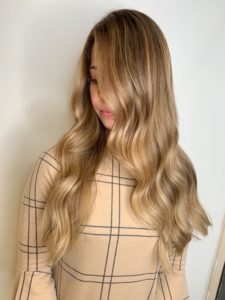 Aussie blonde balayage Cardiff