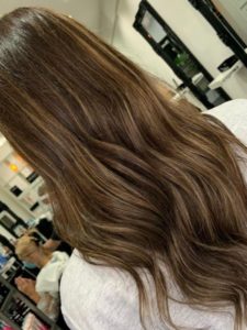 brunette balayage 