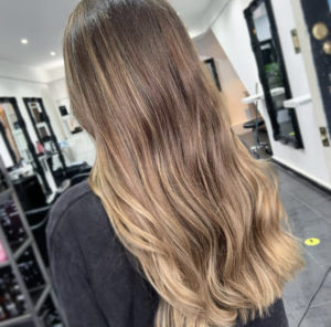 Foilyage highlights and root melt