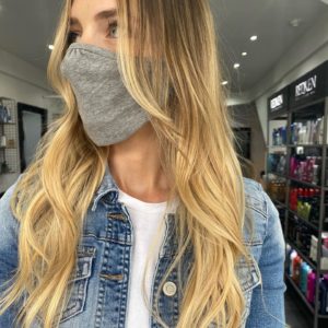 Biscotti Blonde Hair Colour Face Frame Highlights Cardiff Hairdressers