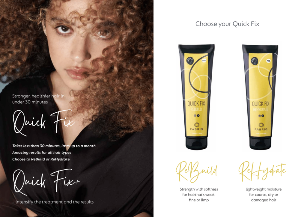 Quick Fix Fabriq Keratin Smoothing Treatments Vegan Hair Salon Cardiff