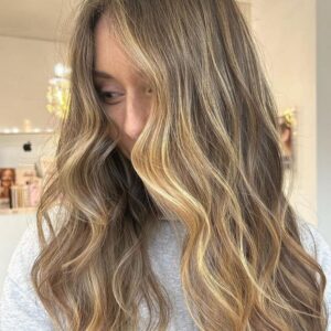Blonde Face Frame Balayage Cardiff