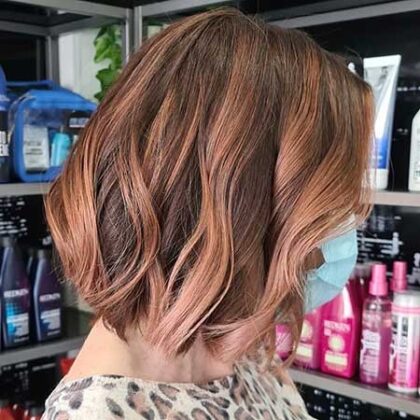 Rose Gold Balayage Cardiff Rose Gold Balayage Cardiff
