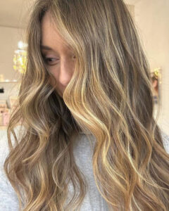 Blonde Face Frame Balayage Cardiff Michelle Marshall