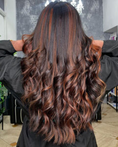 Brunette Balayage Cardiff Michelle Marshall