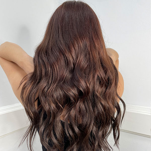 Before and After Racoon Luxe Weft Hair Extensions Michelle Marshall Hair Salon Cardiff 2 1
