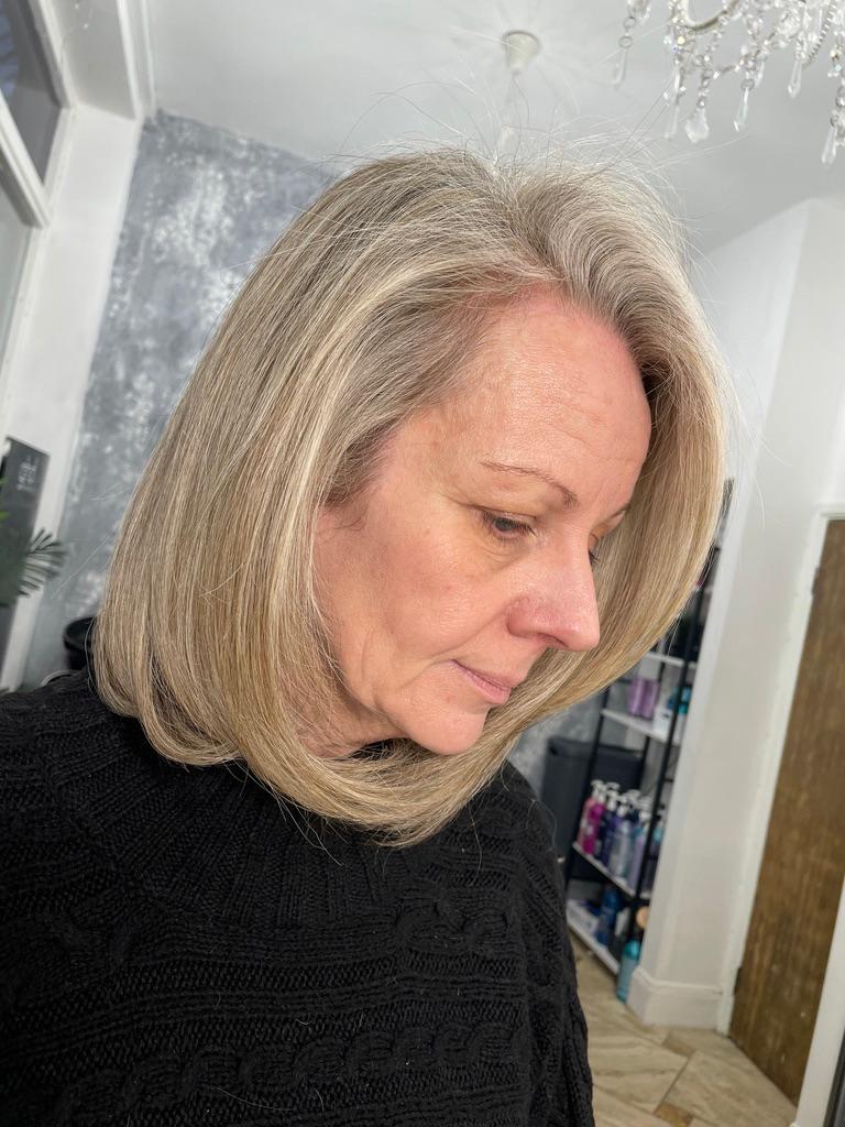 Hair colour for older women Cardiff hairdressers Michelle Marshall Salons Hair colour for older women Cardiff hairdressers Michelle Marshall Salons