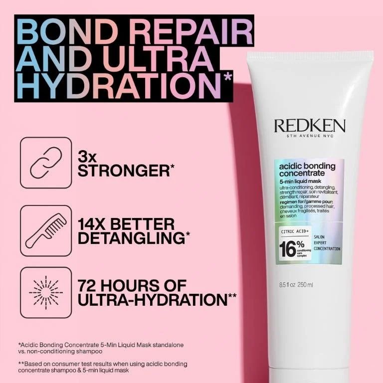 Redken bond repair and ultra hydration hair mask available at Michelle Marshall Salons Cardiff