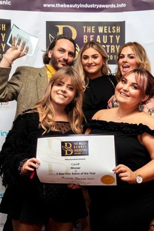 Michelle Marshall Salons in Cardiff Named Best Five Star Salon in Wales at the Welsh Beauty Awards 2019